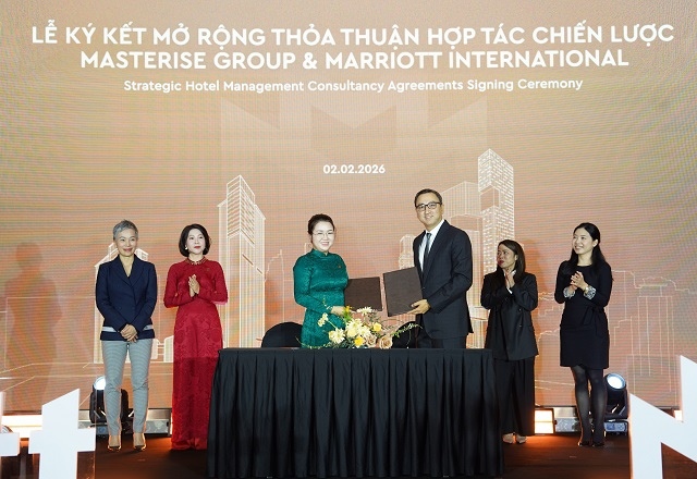 Masterise Group ký kết mở rộng hợp tác với Marriott Onternational, đánh dấu bước phát triển chiến lược trong lĩnh vực khách sạn – nghỉ dưỡng tại Việt Nam